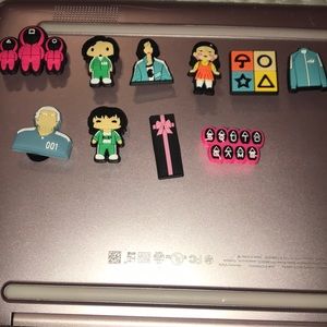 Squid Games Croc Charms